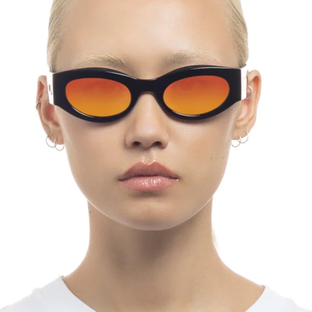 Le Specs Body Bumpin II Fire Mirror Sunglasses New - Picture 5 of 5